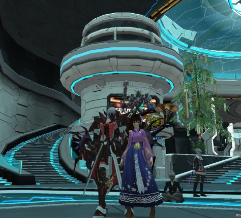 Yscariot with Rin (not to be confused with the illustrator, ~rin~) while on Ship2: B14